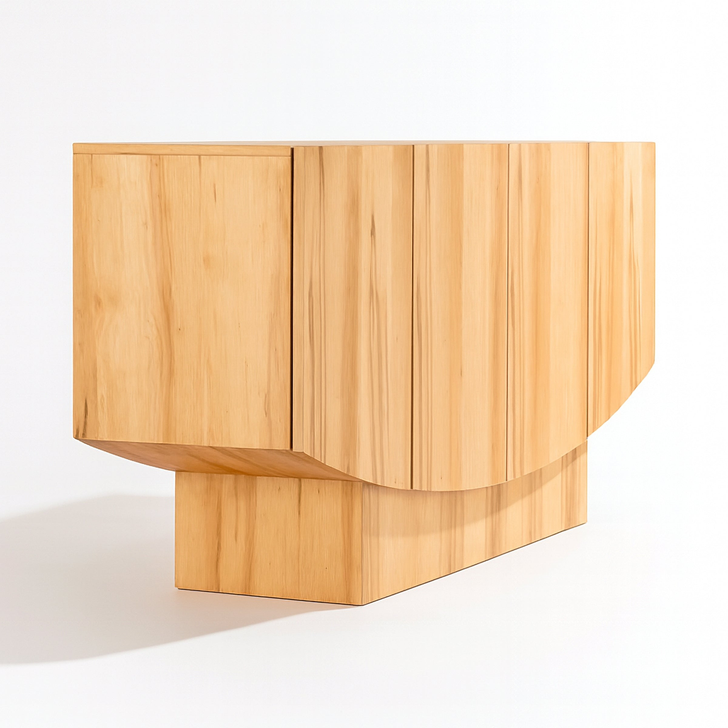 gold metal frame serving bar with white pexi