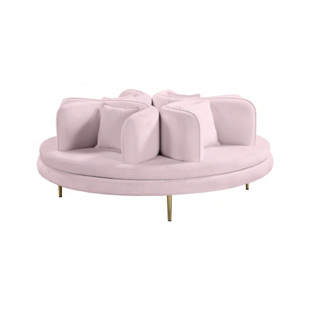 DEKKO ROUND BANQUETTE - PINK