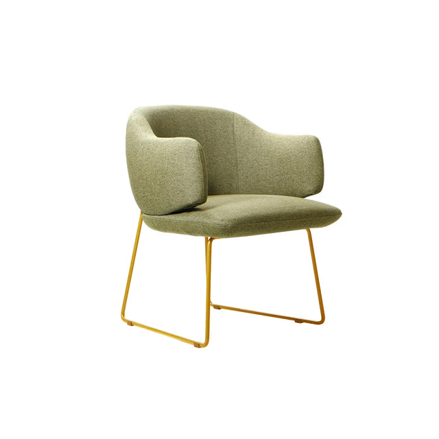 FORMA CHAIR - OLIVE GREEN/ GOLD
