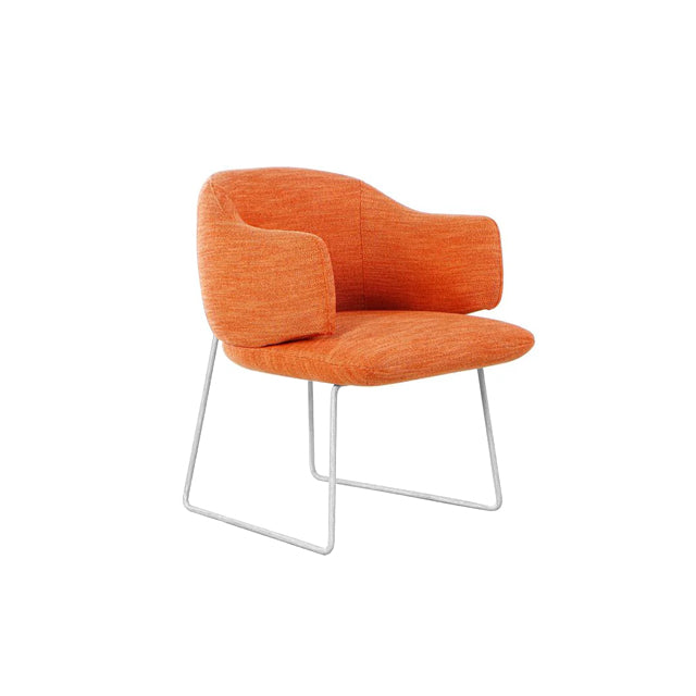 FORMA CHAIR - ORANGE/CHROME