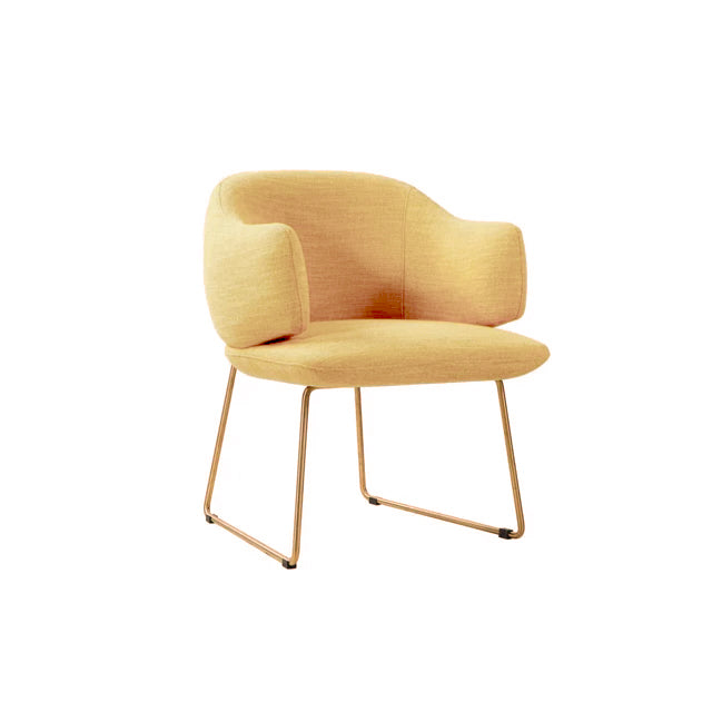 FORMA CHAIR - YELLOW/ GOLD