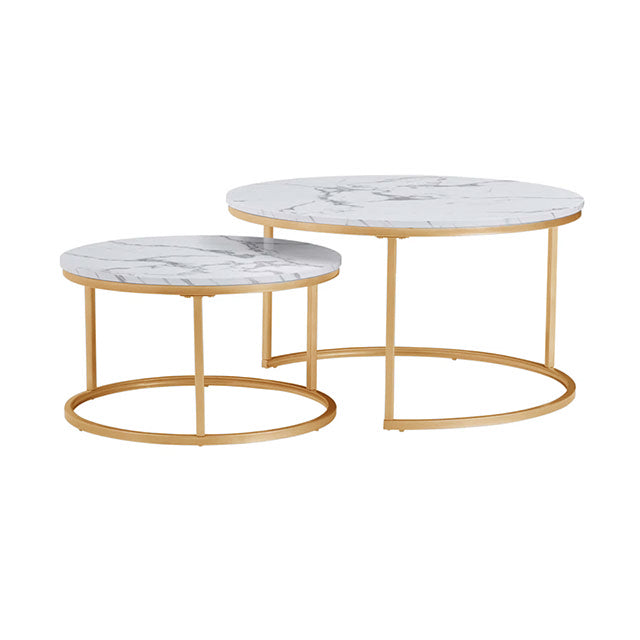 TERRA NESTING TABLE - GOLD