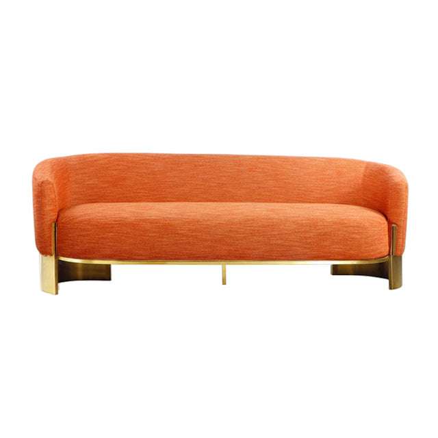 FORMA SOFA - ORANGE/ GOLD