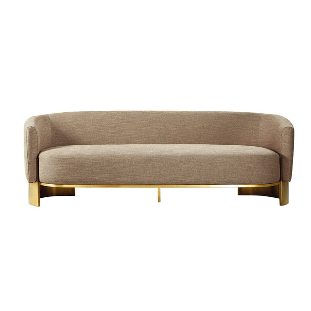 FORMA SOFA - TAUPE/ GOLD