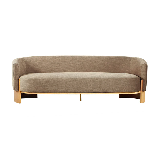 FORMA SOFA - TAUPE/ WOOD