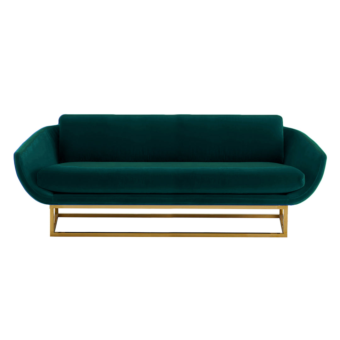 NOVO SOFA - EMERALD/GOLD