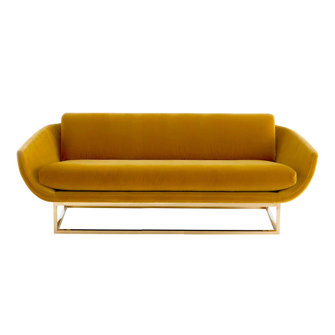 NOVO SOFA - MUSTARD/GOLD