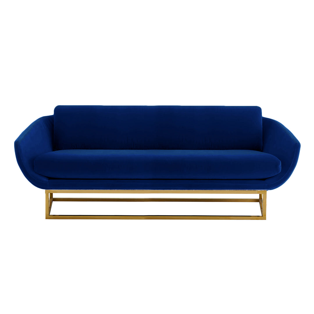 NOVO SOFA - NAVY/GOLD