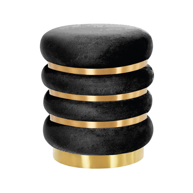 NOVO OTTOMAN - BLACK/ GOLD
