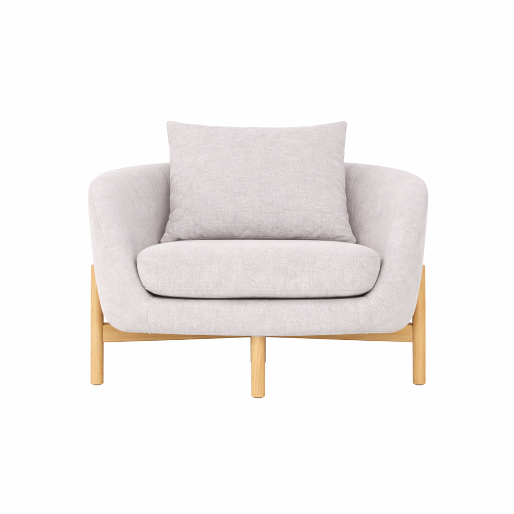VIVO CHAIR - GRAY/ OAK