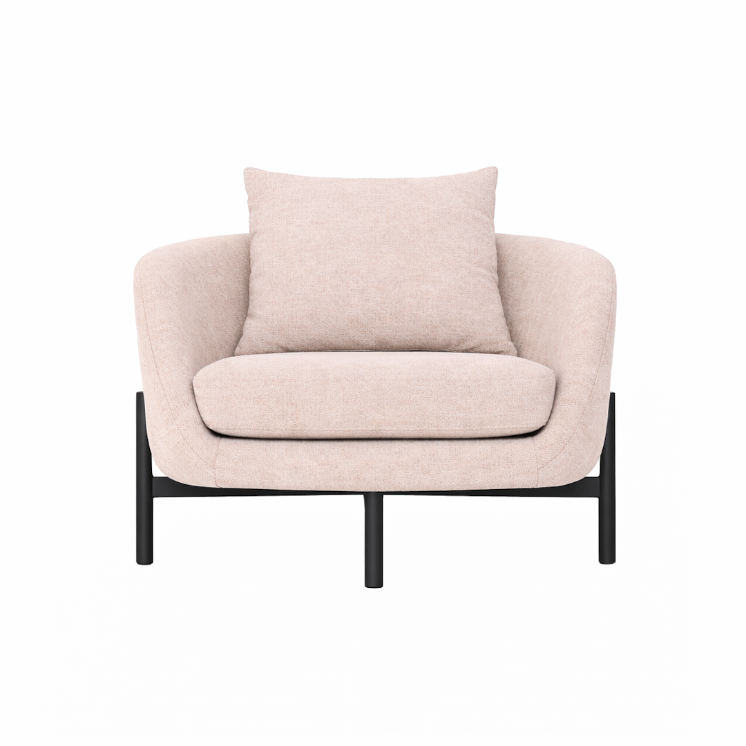 VIVO CHAIR - BEIGE/ BLACK