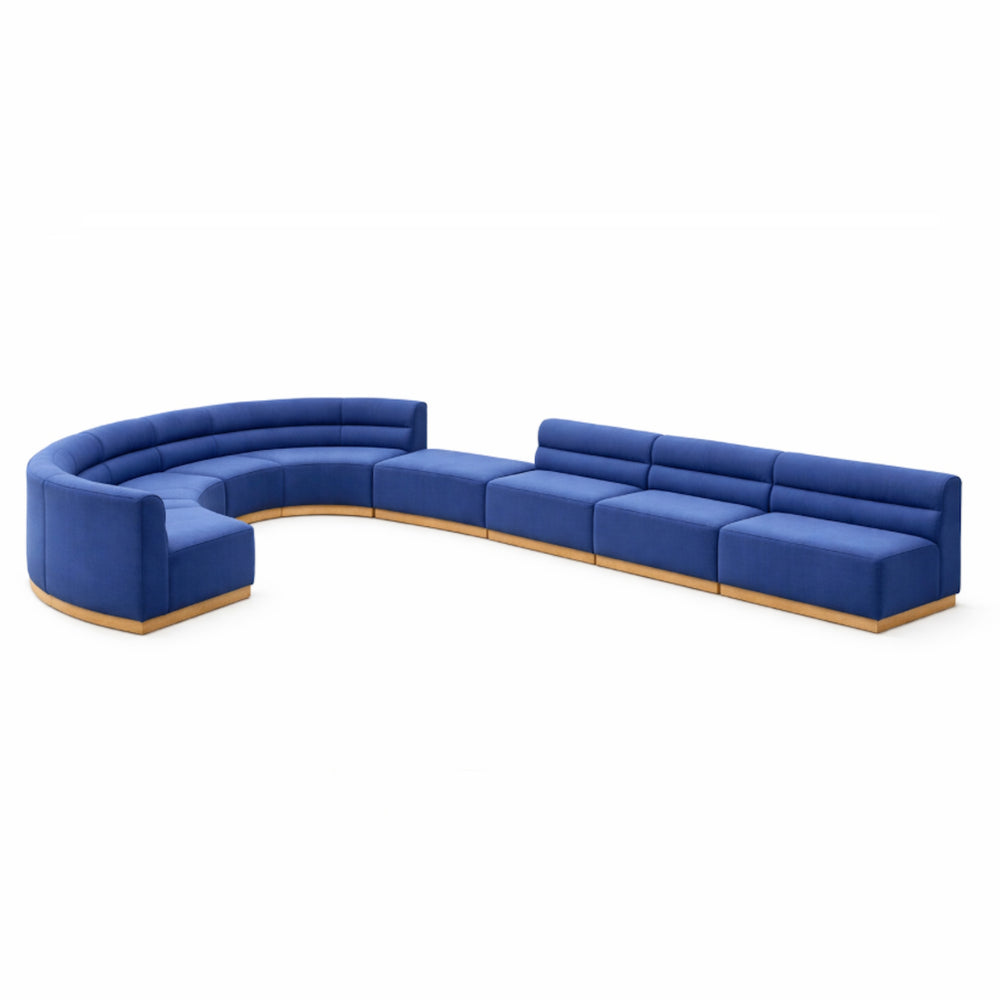VIESSO BANQUETTE - CONCAVE/ BLUE