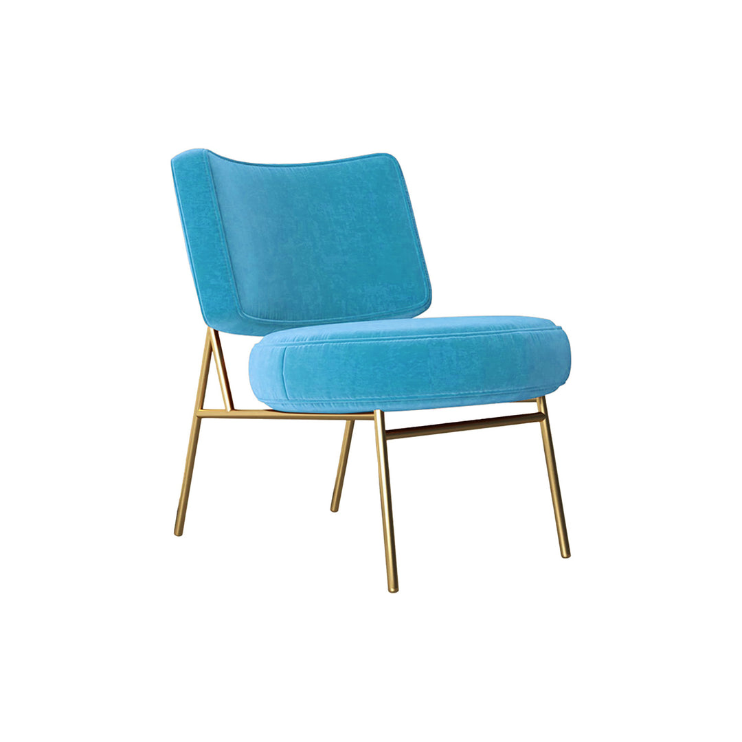 DOLCE CHAIR - BABY BLUE/ GOLD