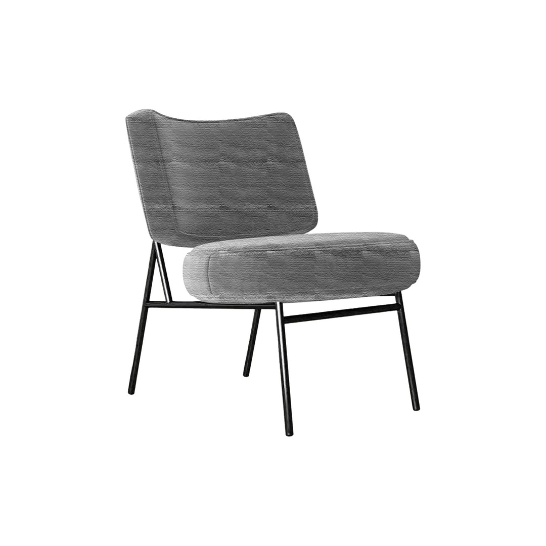 DOLCE CHAIR - GRAY LINEN/ BLACK