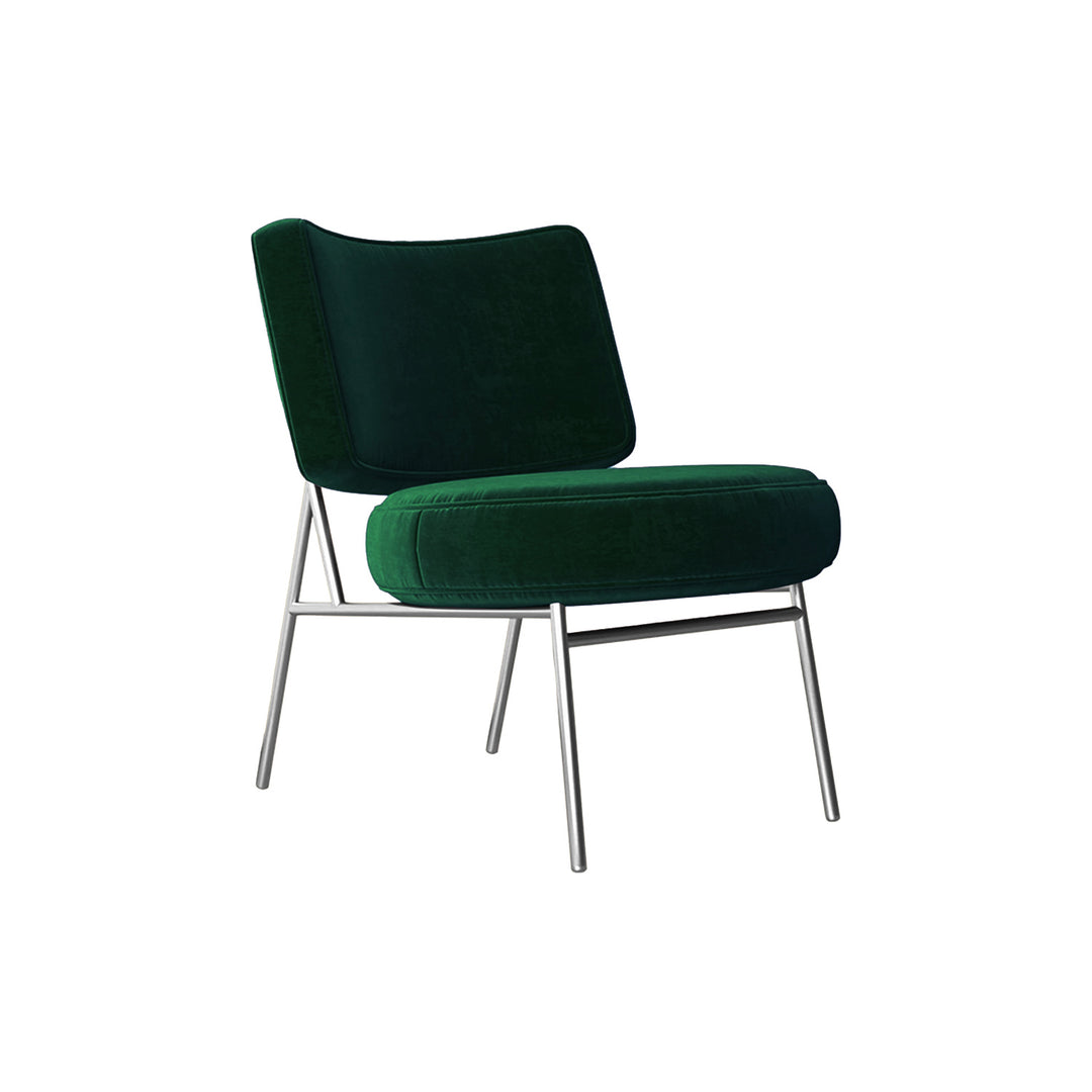 DOLCE CHAIR - EMERALD/ CHROME