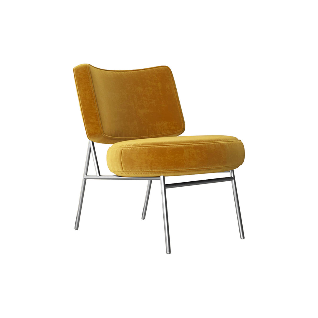 DOLCE CHAIR - MUSTARD/ CHROME