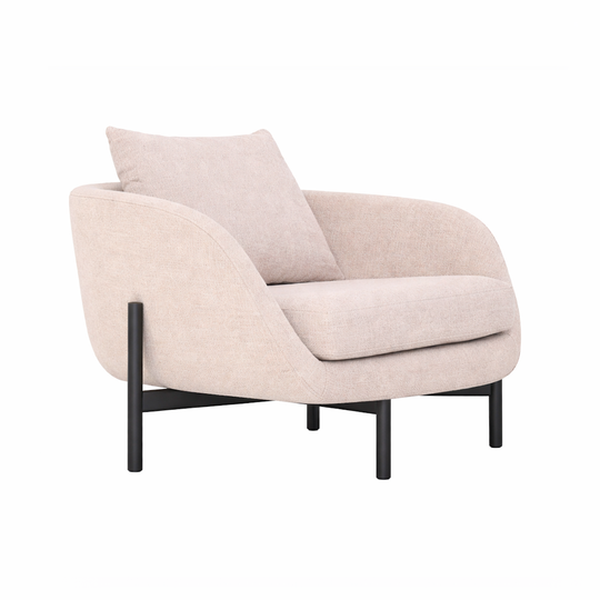 VIVO CHAIR - BEIGE/ BLACK