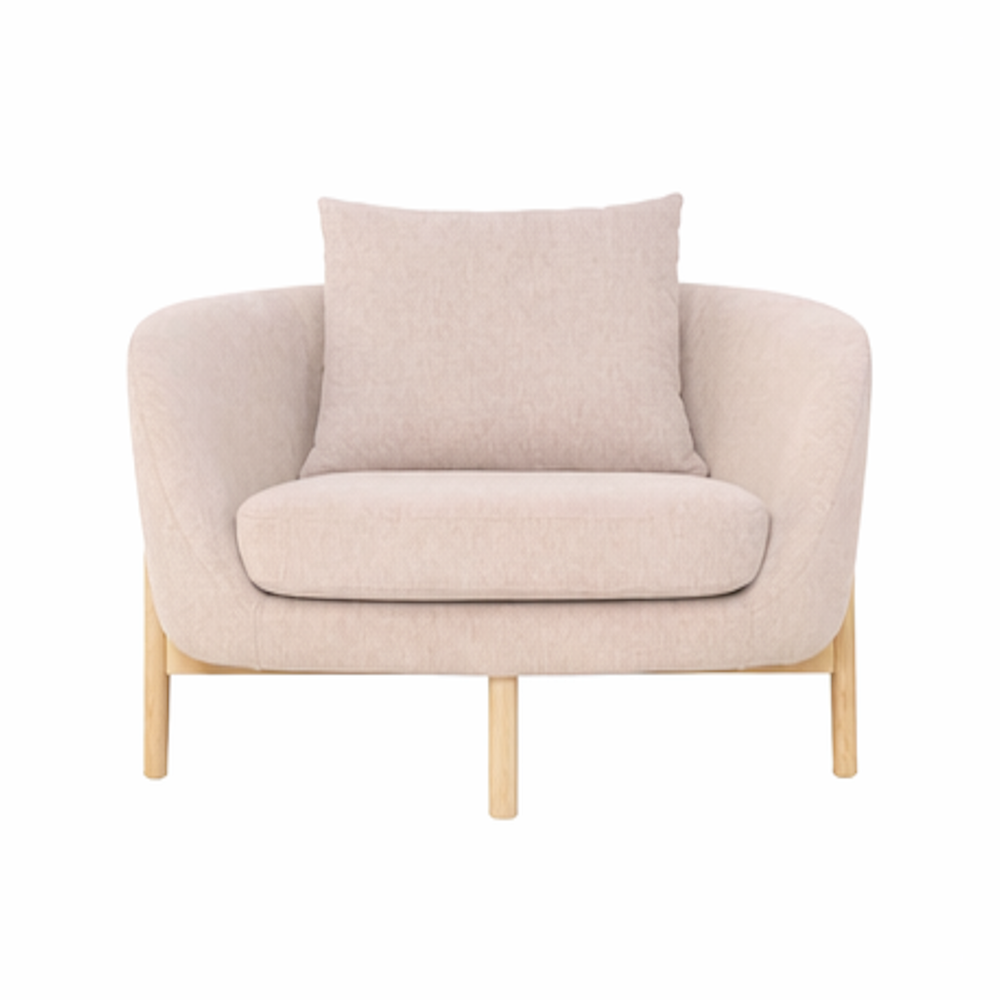 VIVO CHAIR - BEIGE/ OAK