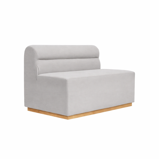 VIESSO BANQUETTE - STRAIGHT/ GRAY
