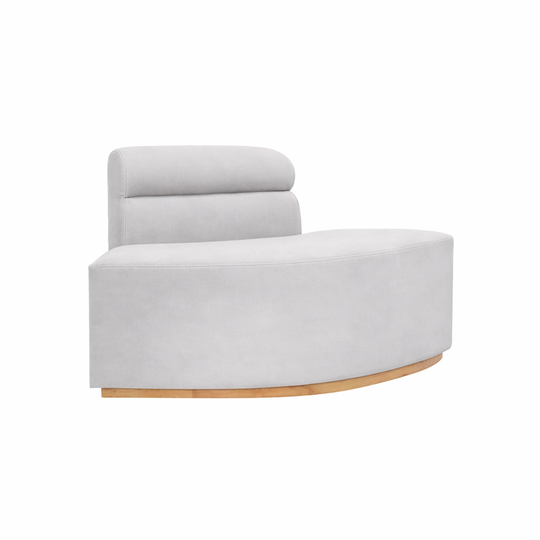 VIESSO BANQUETTE - CONVEX/ GRAY