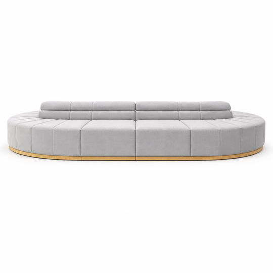 VIESSO BANQUETTE - CONCAVE/ GRAY