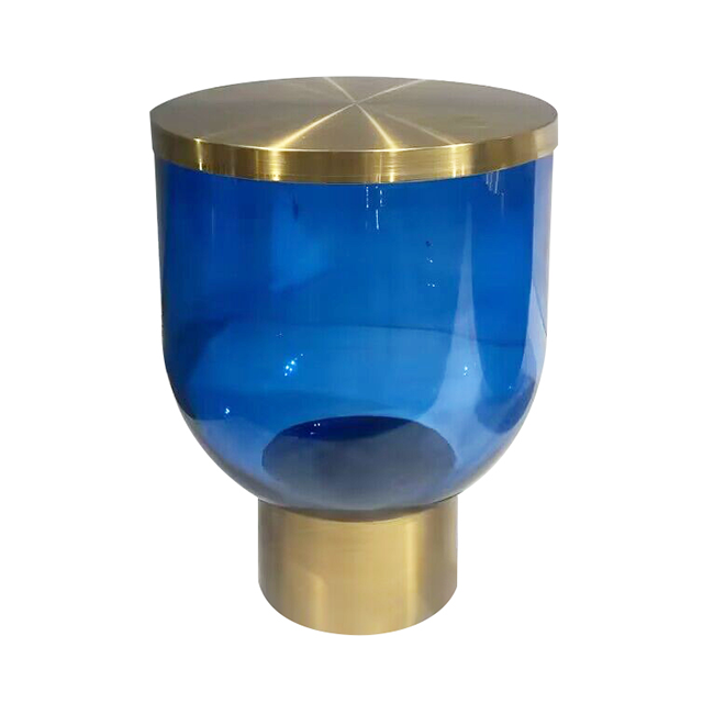 COPPA COFFEE TABLE - BLUE & GOLD (S)