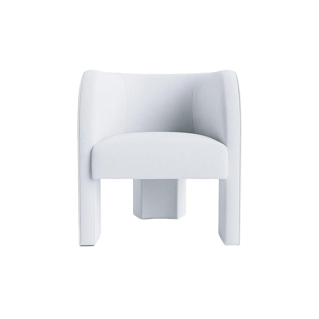 LUSSO CHAIR - WHITE LEATHER