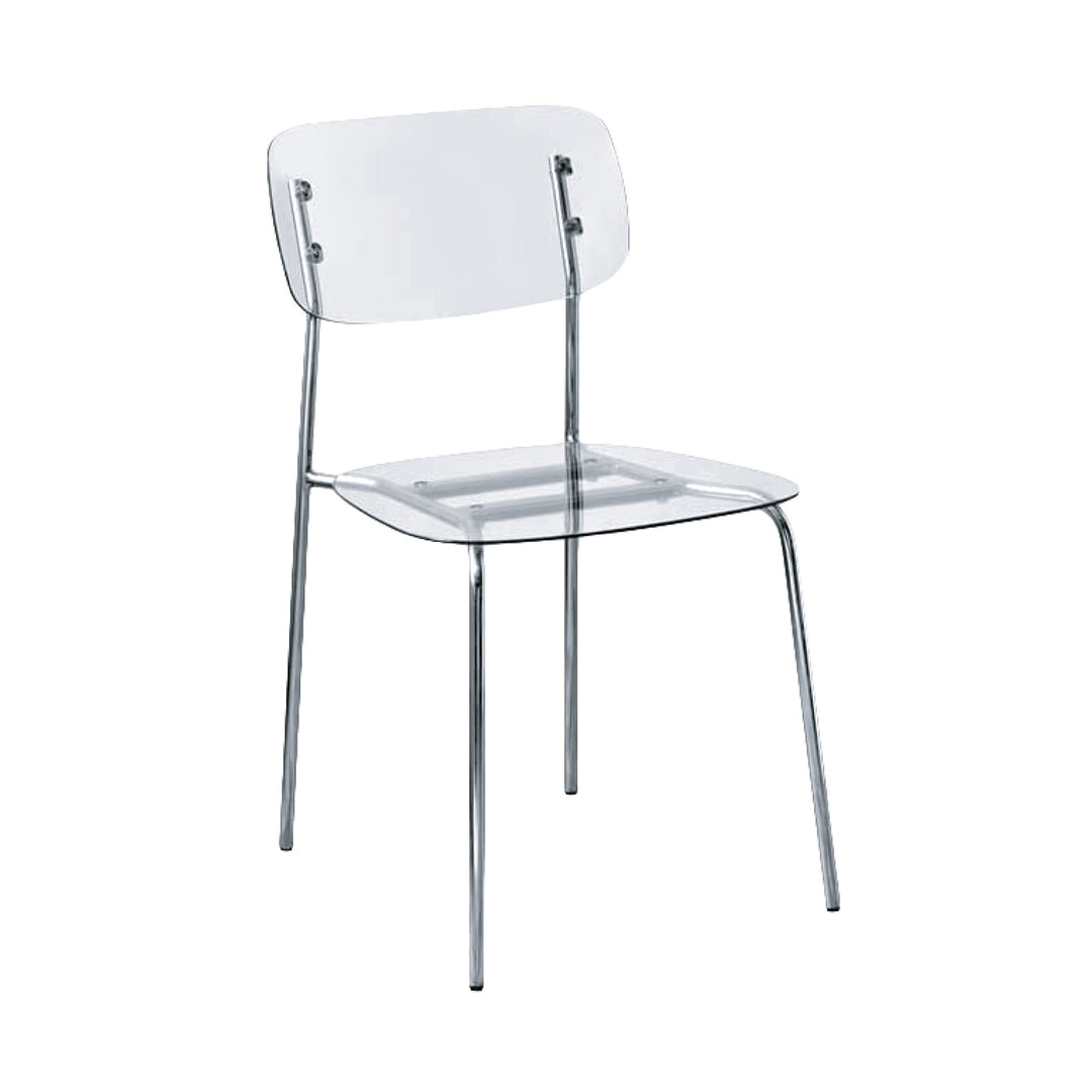 LUSSO DINING CHAIR - CLEAR