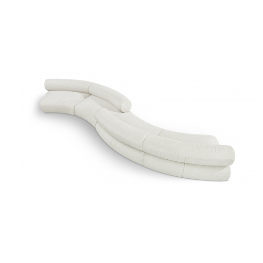 MONO MODULAR CURVED SOFA-OFF WHITE