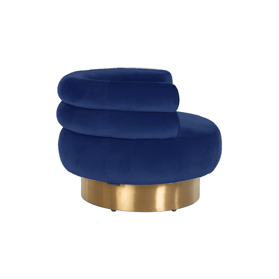 VITA CHAIR - NAVY BLUE/GOLD