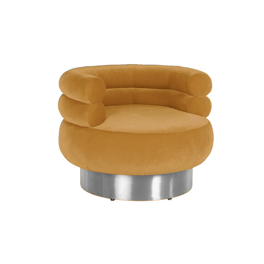 BELLOTTI CHAIR - YELLOW/CHROME