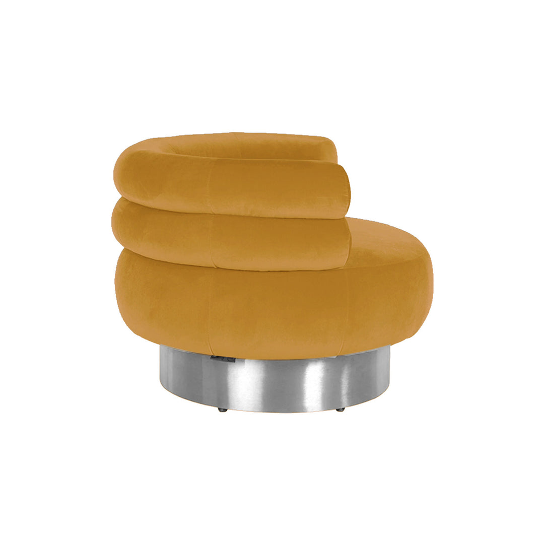 BELLOTTI CHAIR - YELLOW/CHROME