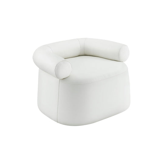 CASSINI CHAIR - WHITE LEATHER