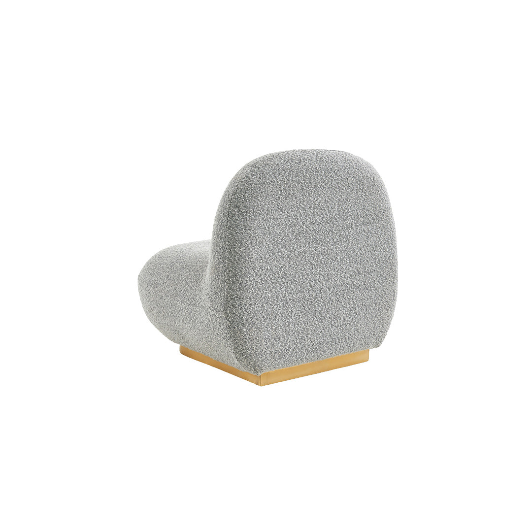 NORDO CHAIR - GRAY/ GOLD