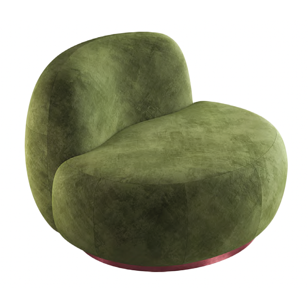 LUSSO CHAIR - OLIVE GREEN